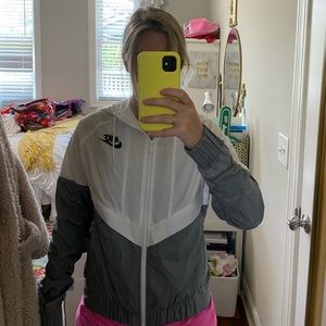 Grey Nike Windbreaker